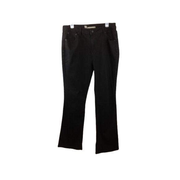 No Boundaries Womens Ladies Mid Rise Stretch Dark Wash Bootcut Denim Jeans Sz 18 - Picture 5 of 8